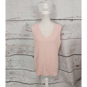 Eileen Fisher Linen Sleeveless Top Size Large